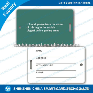 wholesale pvc plastic smart tags luggage tags